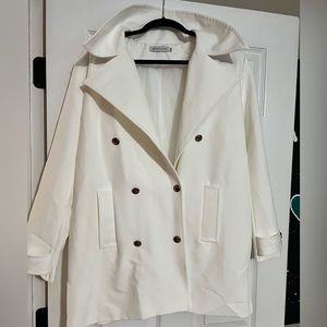 Miss look White/Cream Coat